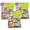 Sequins & Spangles, Assorted Colors, Assorted Sizes, 4 oz. Per Pack, 3 Packs